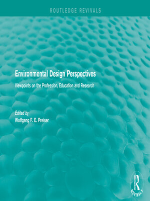 cover image of Environmental Design Perspectives